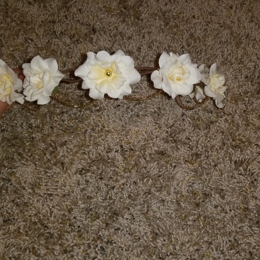 Claires floral headband